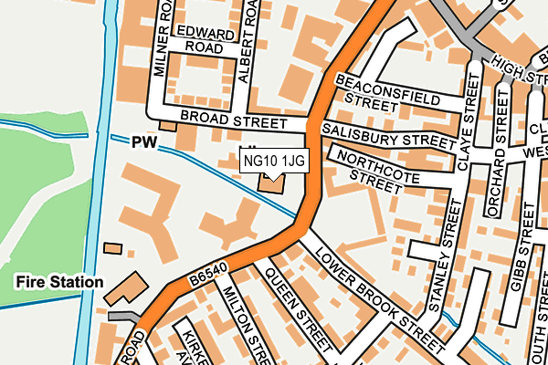 NG10 1JG map - OS OpenMap – Local (Ordnance Survey) NG10 1JG map - OS OpenMap – Local (Ordnance Survey)