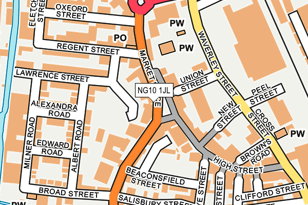 NG10 1JL map - OS OpenMap – Local (Ordnance Survey) NG10 1JL map - OS OpenMap – Local (Ordnance Survey)