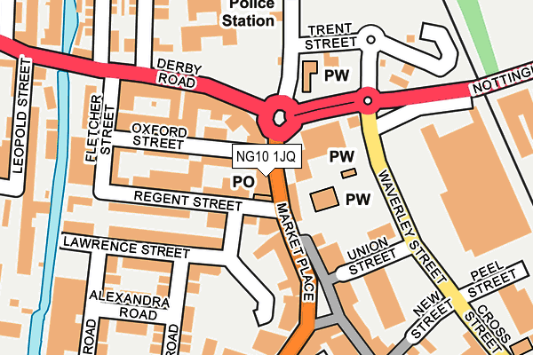 NG10 1JQ map - OS OpenMap – Local (Ordnance Survey) NG10 1JQ map - OS OpenMap – Local (Ordnance Survey)