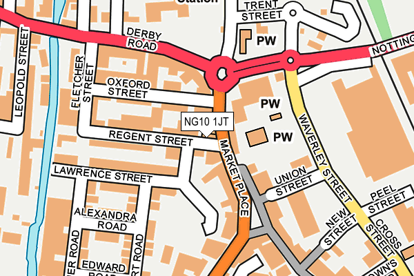 NG10 1JT map - OS OpenMap – Local (Ordnance Survey) NG10 1JT map - OS OpenMap – Local (Ordnance Survey)