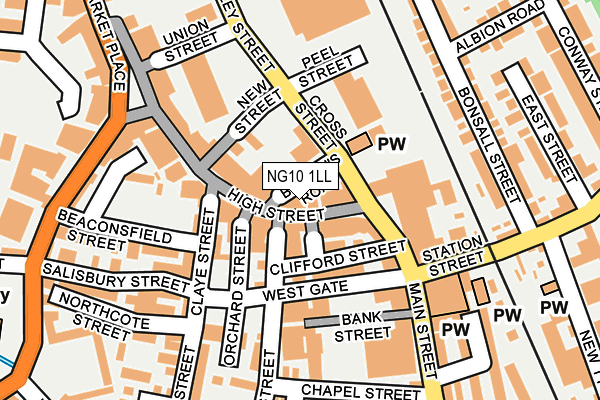 NG10 1LL map - OS OpenMap – Local (Ordnance Survey) NG10 1LL map - OS OpenMap – Local (Ordnance Survey)