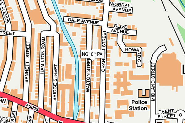 NG10 1PA map - OS OpenMap – Local (Ordnance Survey) NG10 1PA map - OS OpenMap – Local (Ordnance Survey)
