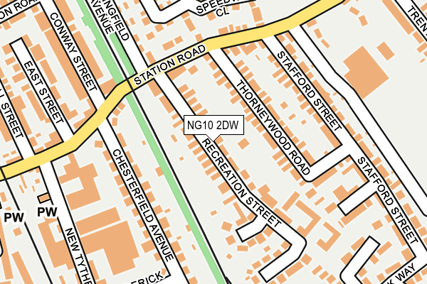 NG10 2DW map - OS OpenMap – Local (Ordnance Survey) NG10 2DW map - OS OpenMap – Local (Ordnance Survey)