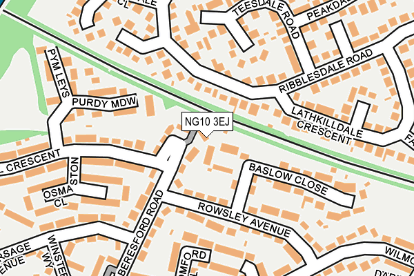 NG10 3EJ map - OS OpenMap – Local (Ordnance Survey) NG10 3EJ map - OS OpenMap – Local (Ordnance Survey)