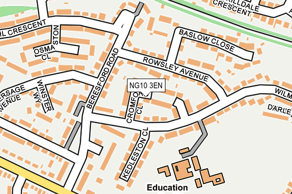 NG10 3EN map - OS OpenMap – Local (Ordnance Survey) NG10 3EN map - OS OpenMap – Local (Ordnance Survey)