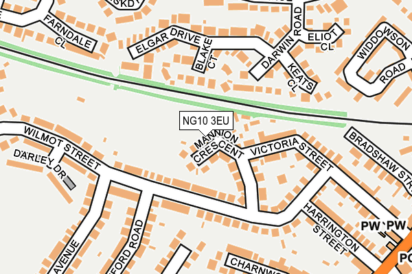 NG10 3EU map - OS OpenMap – Local (Ordnance Survey) NG10 3EU map - OS OpenMap – Local (Ordnance Survey)