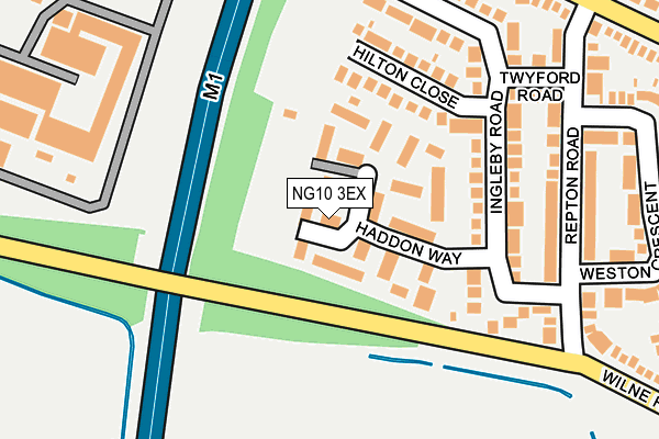NG10 3EX map - OS OpenMap – Local (Ordnance Survey) NG10 3EX map - OS OpenMap – Local (Ordnance Survey)
