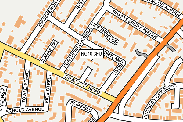 NG10 3FU map - OS OpenMap – Local (Ordnance Survey) NG10 3FU map - OS OpenMap – Local (Ordnance Survey)