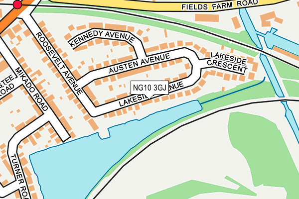 NG10 3GJ map - OS OpenMap – Local (Ordnance Survey) NG10 3GJ map - OS OpenMap – Local (Ordnance Survey)