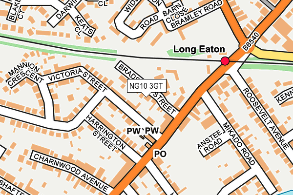 NG10 3GT map - OS OpenMap – Local (Ordnance Survey) NG10 3GT map - OS OpenMap – Local (Ordnance Survey)