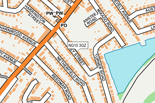 NG10 3GZ map - OS OpenMap – Local (Ordnance Survey) NG10 3GZ map - OS OpenMap – Local (Ordnance Survey)