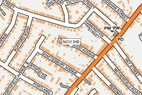 NG10 3HB map - OS OpenMap – Local (Ordnance Survey) NG10 3HB map - OS OpenMap – Local (Ordnance Survey)