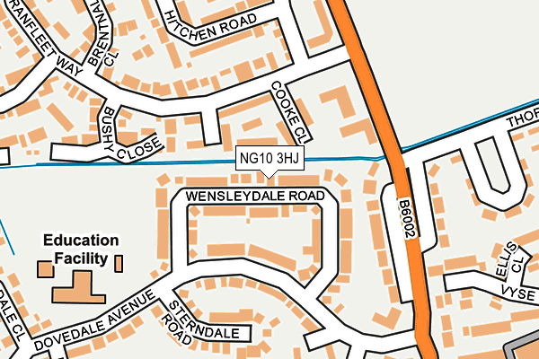 NG10 3HJ map - OS OpenMap – Local (Ordnance Survey) NG10 3HJ map - OS OpenMap – Local (Ordnance Survey)