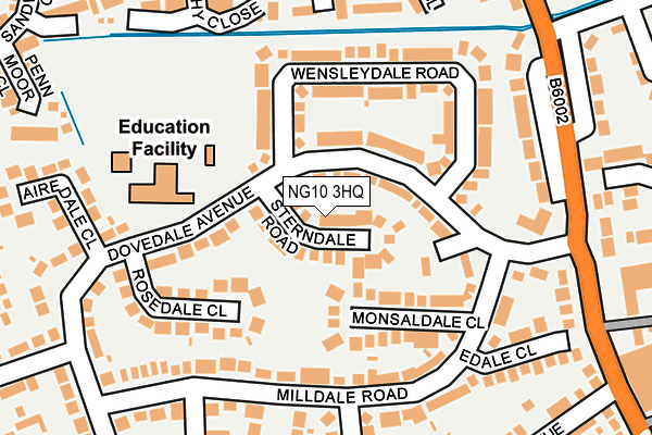 NG10 3HQ map - OS OpenMap – Local (Ordnance Survey) NG10 3HQ map - OS OpenMap – Local (Ordnance Survey)
