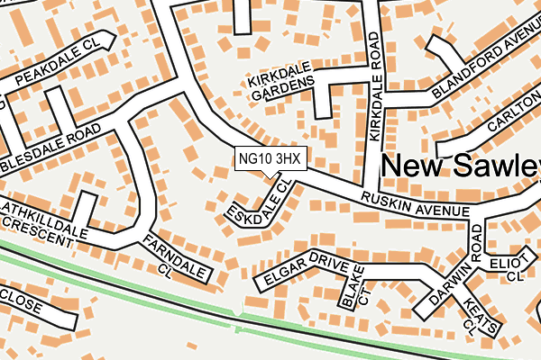 NG10 3HX map - OS OpenMap – Local (Ordnance Survey) NG10 3HX map - OS OpenMap – Local (Ordnance Survey)