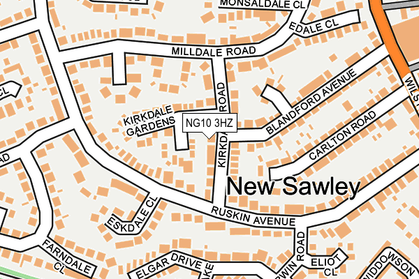 NG10 3HZ map - OS OpenMap – Local (Ordnance Survey) NG10 3HZ map - OS OpenMap – Local (Ordnance Survey)