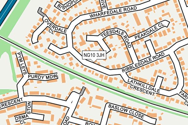 NG10 3JH map - OS OpenMap – Local (Ordnance Survey) NG10 3JH map - OS OpenMap – Local (Ordnance Survey)