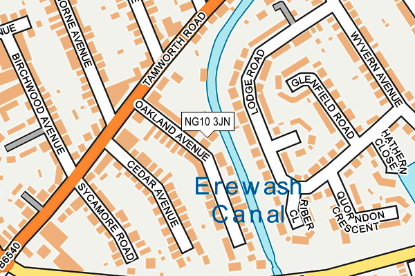 NG10 3JN map - OS OpenMap – Local (Ordnance Survey) NG10 3JN map - OS OpenMap – Local (Ordnance Survey)
