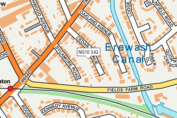 NG10 3JQ map - OS OpenMap – Local (Ordnance Survey) NG10 3JQ map - OS OpenMap – Local (Ordnance Survey)