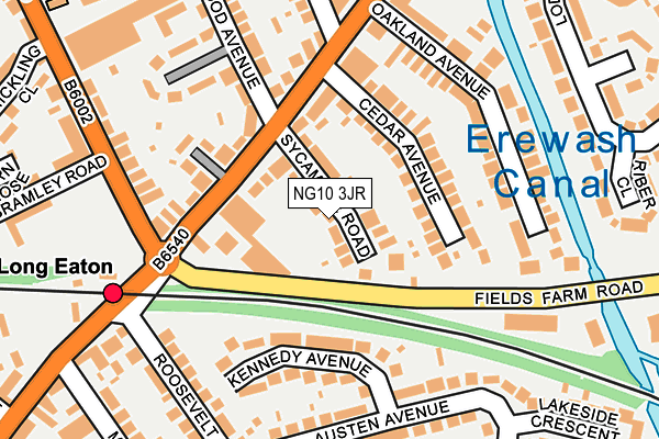 NG10 3JR map - OS OpenMap – Local (Ordnance Survey) NG10 3JR map - OS OpenMap – Local (Ordnance Survey)