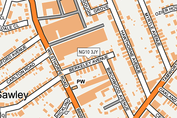 NG10 3JY map - OS OpenMap – Local (Ordnance Survey) NG10 3JY map - OS OpenMap – Local (Ordnance Survey)