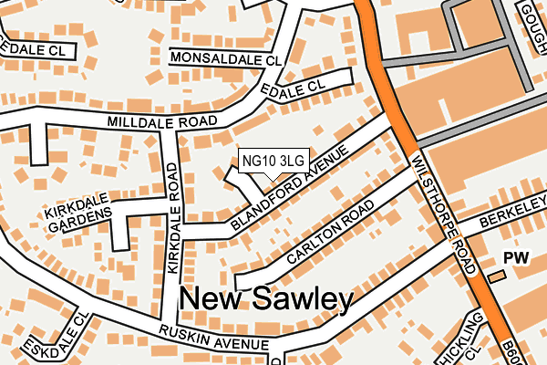 NG10 3LG map - OS OpenMap – Local (Ordnance Survey) NG10 3LG map - OS OpenMap – Local (Ordnance Survey)