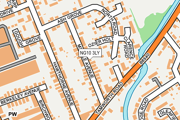 NG10 3LY map - OS OpenMap – Local (Ordnance Survey) NG10 3LY map - OS OpenMap – Local (Ordnance Survey)