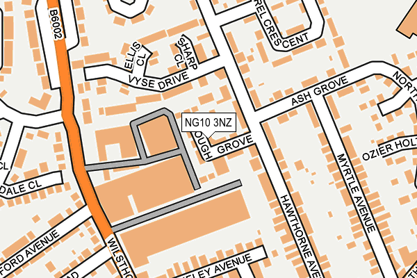NG10 3NZ map - OS OpenMap – Local (Ordnance Survey) NG10 3NZ map - OS OpenMap – Local (Ordnance Survey)