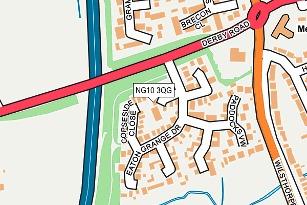 NG10 3QG map - OS OpenMap – Local (Ordnance Survey) NG10 3QG map - OS OpenMap – Local (Ordnance Survey)