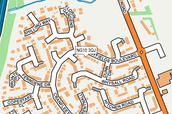 NG10 3QJ map - OS OpenMap – Local (Ordnance Survey) NG10 3QJ map - OS OpenMap – Local (Ordnance Survey)
