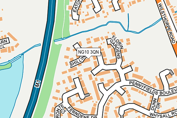 NG10 3QN map - OS OpenMap – Local (Ordnance Survey) NG10 3QN map - OS OpenMap – Local (Ordnance Survey)