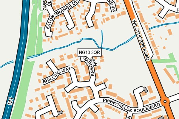 NG10 3QR map - OS OpenMap – Local (Ordnance Survey) NG10 3QR map - OS OpenMap – Local (Ordnance Survey)