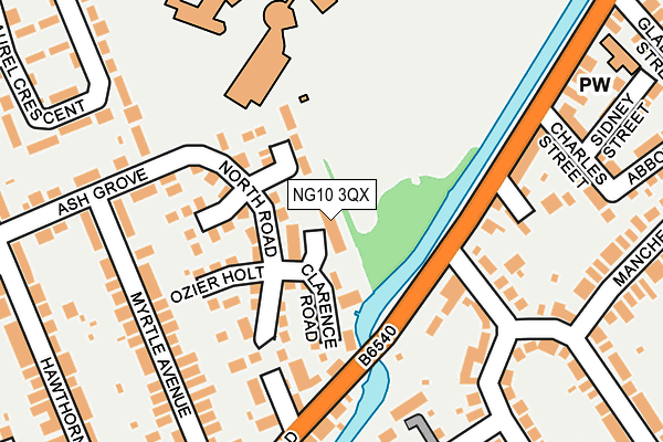 NG10 3QX map - OS OpenMap – Local (Ordnance Survey) NG10 3QX map - OS OpenMap – Local (Ordnance Survey)