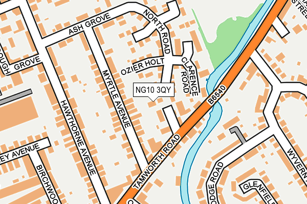 NG10 3QY map - OS OpenMap – Local (Ordnance Survey)