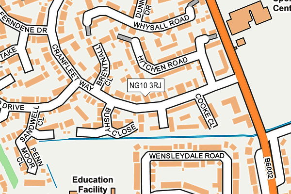 NG10 3RJ map - OS OpenMap – Local (Ordnance Survey) NG10 3RJ map - OS OpenMap – Local (Ordnance Survey)