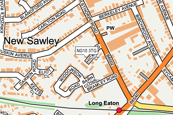NG10 3TG map - OS OpenMap – Local (Ordnance Survey) NG10 3TG map - OS OpenMap – Local (Ordnance Survey)
