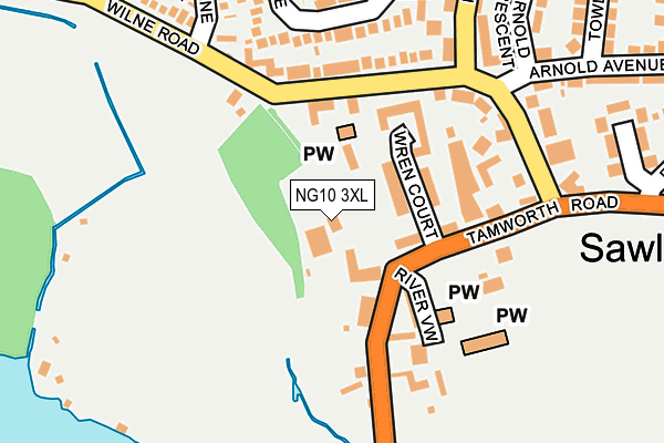 NG10 3XL map - OS OpenMap – Local (Ordnance Survey) NG10 3XL map - OS OpenMap – Local (Ordnance Survey)