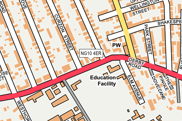 NG10 4ER map - OS OpenMap – Local (Ordnance Survey) NG10 4ER map - OS OpenMap – Local (Ordnance Survey)