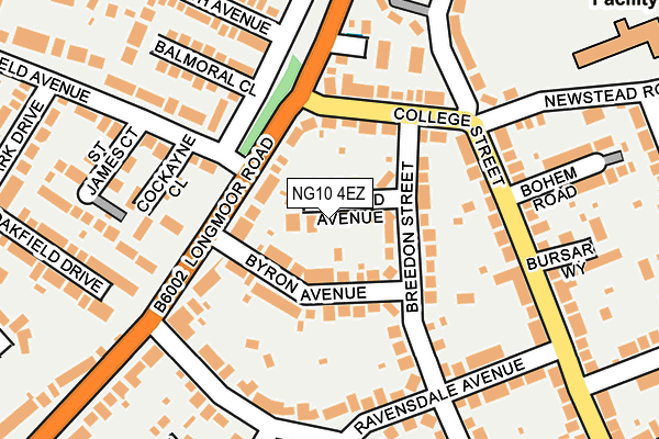 NG10 4EZ map - OS OpenMap – Local (Ordnance Survey) NG10 4EZ map - OS OpenMap – Local (Ordnance Survey)