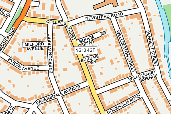 NG10 4GT map - OS OpenMap – Local (Ordnance Survey) NG10 4GT map - OS OpenMap – Local (Ordnance Survey)