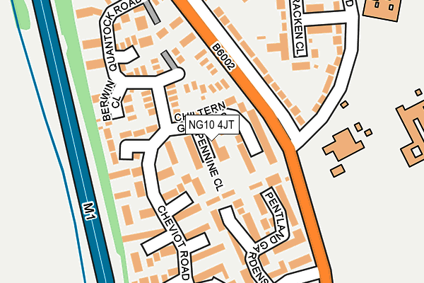 NG10 4JT map - OS OpenMap – Local (Ordnance Survey) NG10 4JT map - OS OpenMap – Local (Ordnance Survey)