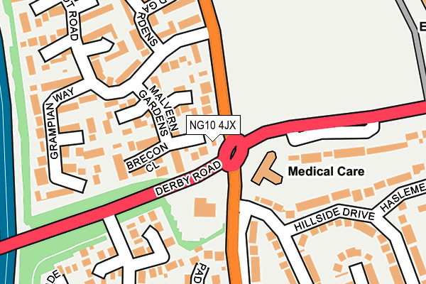 NG10 4JX map - OS OpenMap – Local (Ordnance Survey) NG10 4JX map - OS OpenMap – Local (Ordnance Survey)