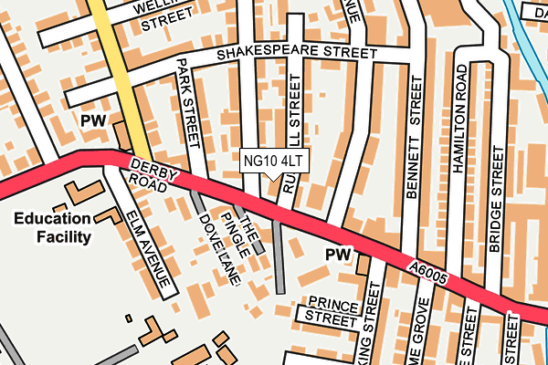 NG10 4LT map - OS OpenMap – Local (Ordnance Survey) NG10 4LT map - OS OpenMap – Local (Ordnance Survey)
