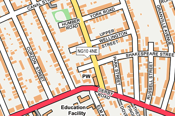 NG10 4NE map - OS OpenMap – Local (Ordnance Survey)