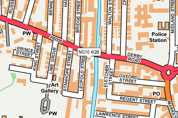NG10 4QB map - OS OpenMap – Local (Ordnance Survey) NG10 4QB map - OS OpenMap – Local (Ordnance Survey)