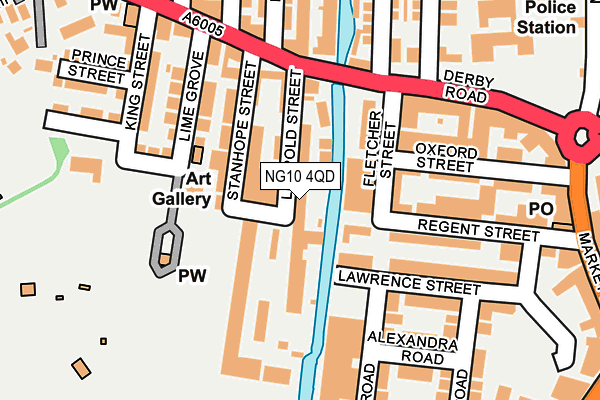 NG10 4QD map - OS OpenMap – Local (Ordnance Survey) NG10 4QD map - OS OpenMap – Local (Ordnance Survey)