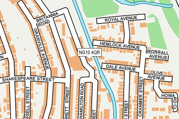 NG10 4QR map - OS OpenMap – Local (Ordnance Survey) NG10 4QR map - OS OpenMap – Local (Ordnance Survey)