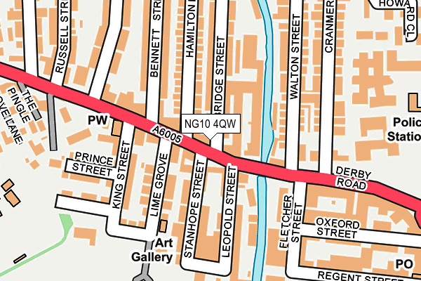 NG10 4QW map - OS OpenMap – Local (Ordnance Survey) NG10 4QW map - OS OpenMap – Local (Ordnance Survey)