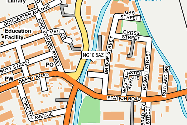 NG10 5AZ map - OS OpenMap – Local (Ordnance Survey) NG10 5AZ map - OS OpenMap – Local (Ordnance Survey)