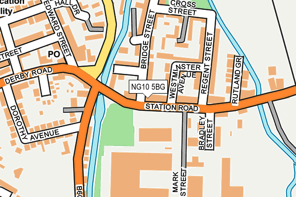 NG10 5BG map - OS OpenMap – Local (Ordnance Survey)